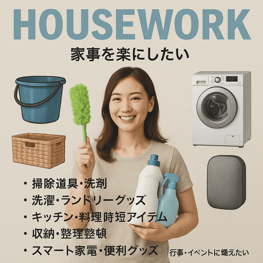 家事をもっと楽にしたい